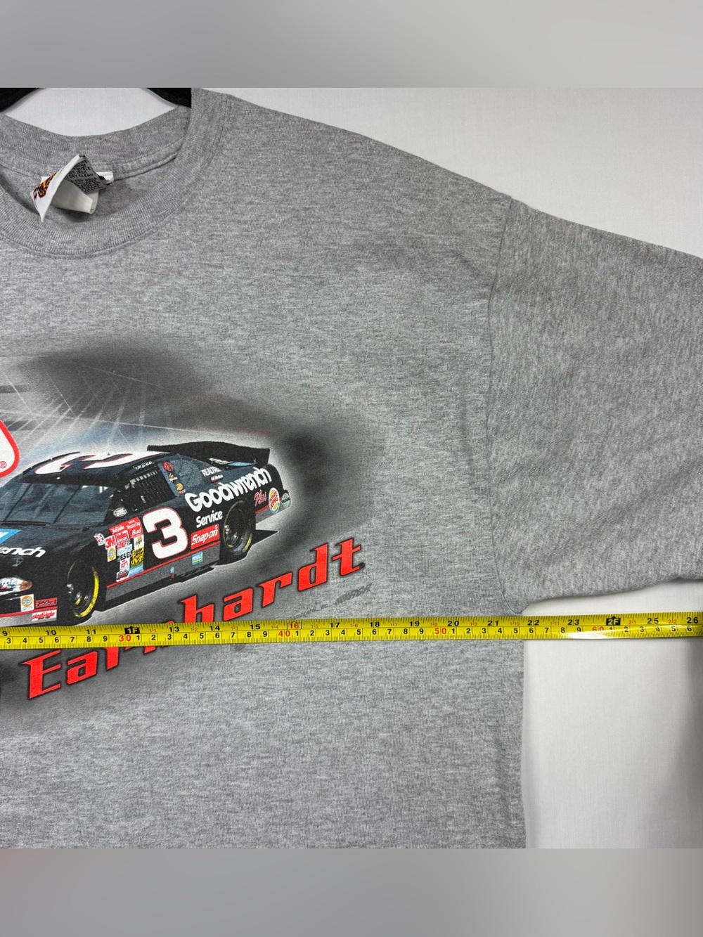 Winners Circle NASCAR Dale Earnhardt #3 Goodwrench Gray 100% Cotton Tee XL - Picture 7 of 10